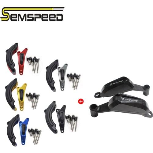 Semspeed MT 09 Protector MT-09 Engine Protective Cover Fit For YAMAHA MT09 MT 09 2014-2018 2019 2020 Motorcycle Crash Protectors