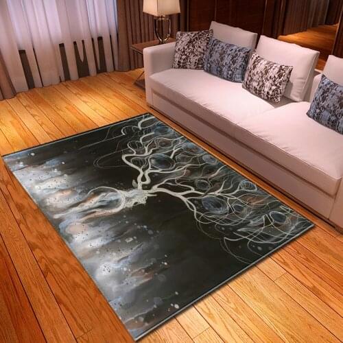 Animal deer big carpet home decoration floor mat non-slip mat