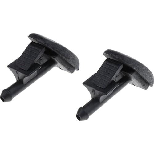1 Pair Car Nozzle Windshield Wiper Washer Spray Nozzle For BMW E90 E60 E46 32*45*17mm Hole Adjustable Car Accessories