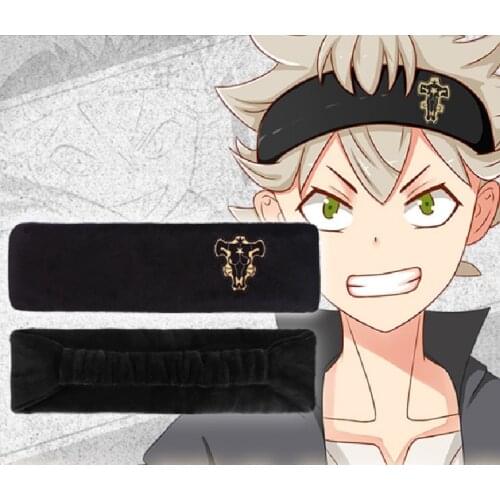 Anime Black Clover Cosplay Emperor Logo Headband Asta Yuno Head Wear Costume Head Band Cosplay Props