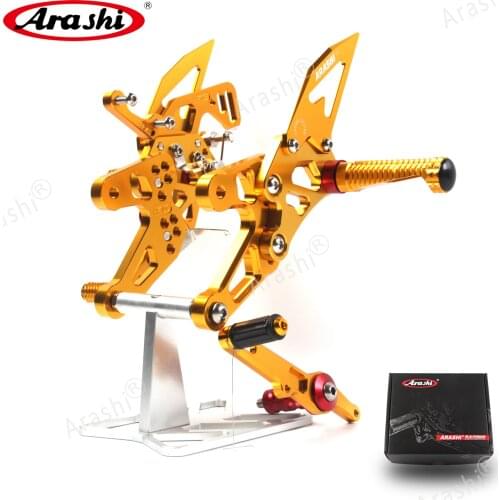 Arashi For BMW S1000RR HP4 2015 - 2018 CNC Adjustable Footrests S 1000 RR 2016 2017 2018 Foot Pegs Rider Rearset Footrest