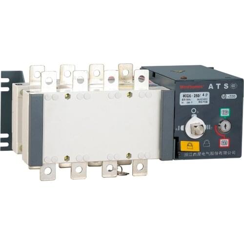 Fast Shipping WCQ2G-250 4P Westhomes ATS Working 440V Power 220V Dual power automatic transfer switch Automatic starting system