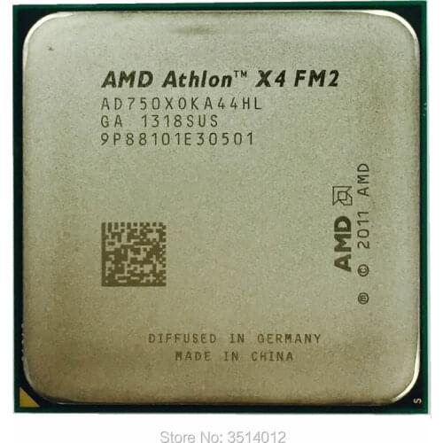 AMD Athlon II X4 750X 750 3.7G Quad-Core CPU Processor AD750XOKA44HL Socket FM2