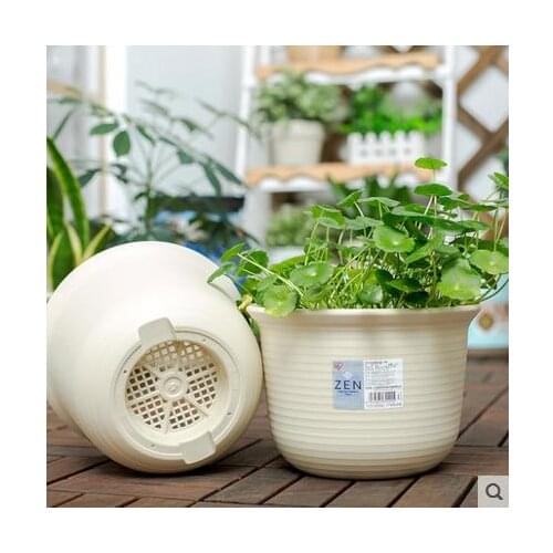 Polyester Resin Flower Pot Succulent Plant Flowerpot For Home Office Decoration Garde Suppliers Flower Basin Bowl Tub 7 sizes