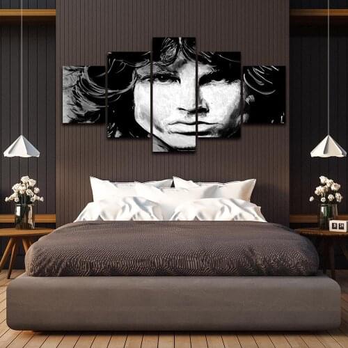 Canvas Painting Jim Morrison Posters and Prints Wall Art Picture for Living Room Decor No Frame