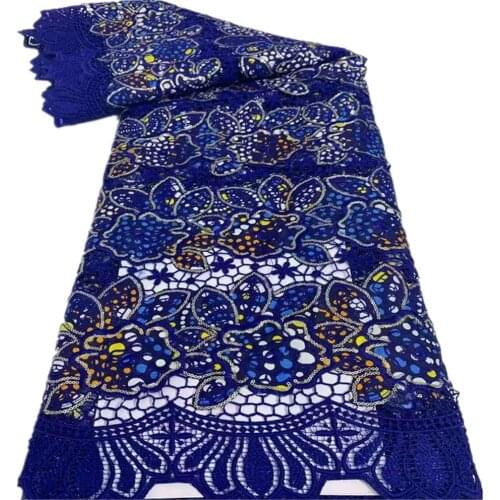 SJ Lace French Lace Fabric 2021 High Quality Lace Guipure Cord Lace Chiffon Bridal Nigerian Wedding Dress Lace Sewing dp5-87