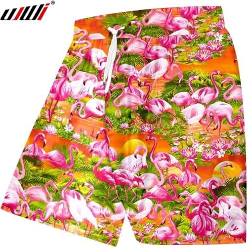 UJWI Personality Best Selling animal 3D Mens Shorts Printed Colorful Man Beach Shorts dropship