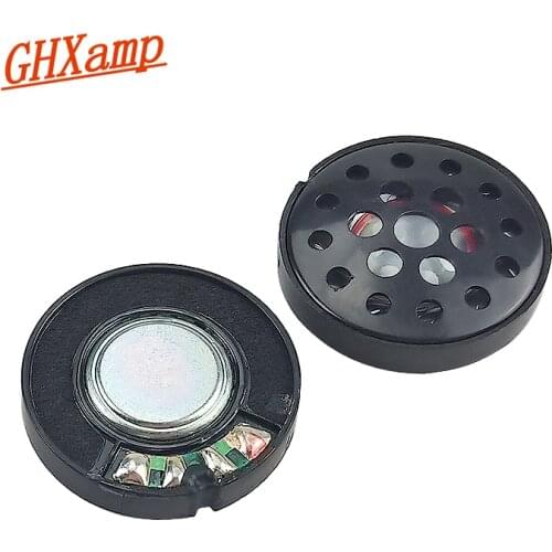 GHXAMP 30mm Headphone Speaker Unit With Cap 113db White Magnetic Headset Driver Full Range Speakers For Headphones 2pcs