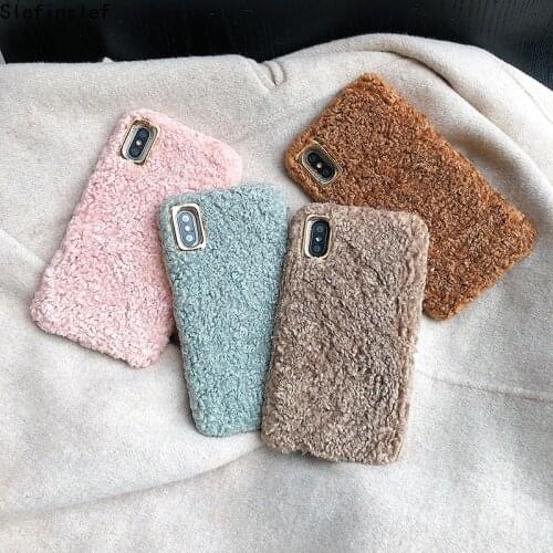 Fur Case for Xiaomi Mi 9 Shockproof Case Plush for Xiaomi Mi 8 Case Cover for Xiaomi Mi 10 Fundas for Xiaomi Mi 10 9 8 Case