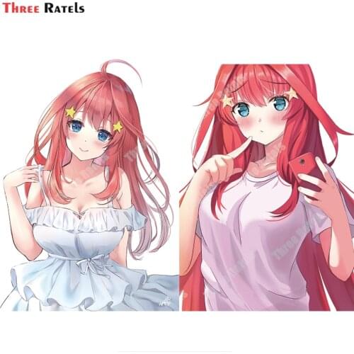 Three Ratels A790 Nakano Itsuki Go Toubun No Hanayome Cute Girl Sticker For Iphone 12 Plus Skateboard Laptop Guitar Decals Decor