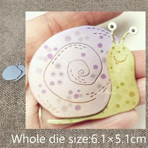 New Design Craft Metal stencil mold Cutting Dies lovely snails decoration scrapbook die cuts Album Paper Card Craft Embossing