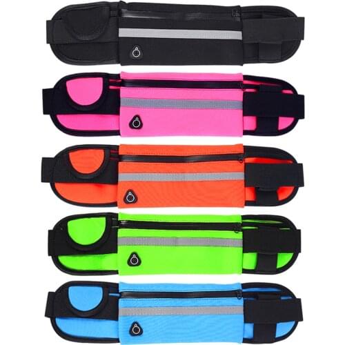 Jogging Running Waist Bag Sports Portable Gym Bag Hold Water Cycling Phone Pannier Waterproof Men Women Cycling Belt Pouch