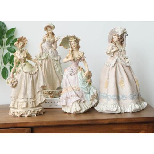 Victoria Girl Ornament Furnishing Articles Cafe Sitting Room Porch European-Style Home Decoration Bar Girlfriend Birthday Gift