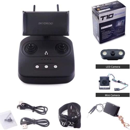Skydroid T10 3 In 1 Remote Control Digital Image Transmission Plant Protection 5-7km Digital Image For Drone RC Car Boat