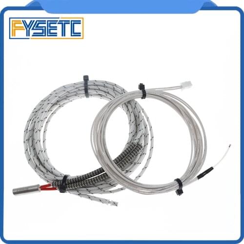 FYSETC 24V 50W Thermistor Terminal XH2.54 2PIN Male Head With Terminal Cable Length 2.3M For Voron V2.4 3D Printer