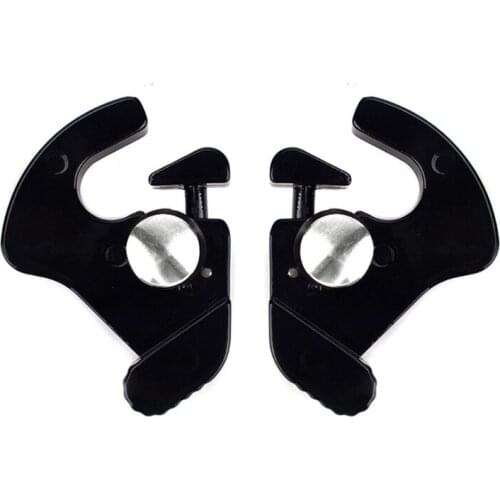 Universal Motorcycle Parts Detachable Rotary Sissy Bar 2Pcs Luggage Rack Clips Rotary Docking Latches