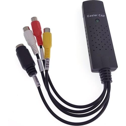 USB 2.0 Capture 4 Channel Video TV DVD VHS Audio Capture Adapter Card TV Video DVR