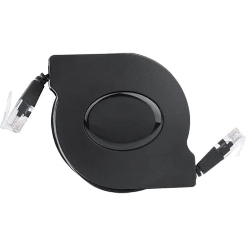 150CM(5 Ft) Premium Cat-7 10 Gigabit Ethernet Retractable Cable For Modem Router LAN Network For Playstation Xbox