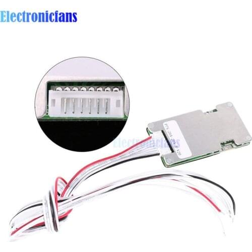 1Pcs 24V 20A 7S Lithium Li-ion LiFePO4 Battery BMS Battery Protection Board Module With Balancing