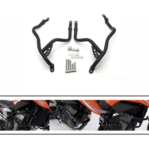 Tubular Steel Motorcycle Crash Bar Engine Guard Frame Bumper Protector For KTM 790 Duke Duke790 2018 2019