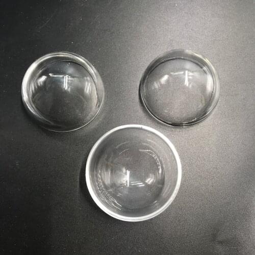 1/2/3/5pcs 35mm Hemisphere glass cover dome diy clear half round glass globe bubble DIY glass vial pendant glass jars bottle