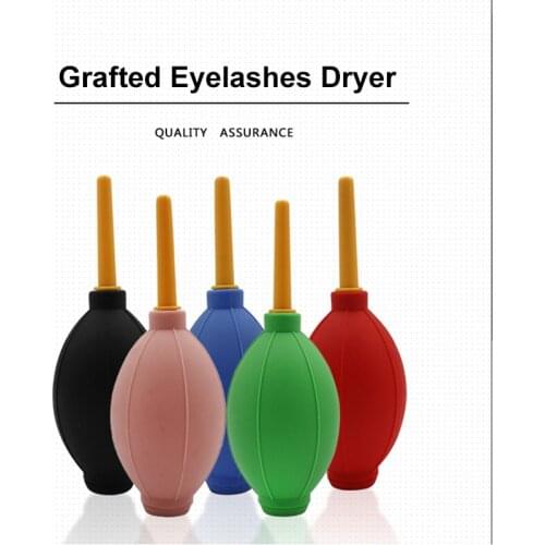 1Pcs Eyelashes Dryer Air Balls Colored Rubber Tasteless Eyelash Grafting Manual Blow-dry Ball Eyelashes Glue Dryer Tools