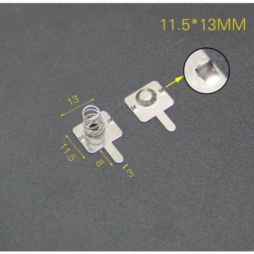 1000pairs AA No. 5 battery chip 11 * 13 / 13.5 / 29MM spring contact piece battery box positive and negative monopolar battery