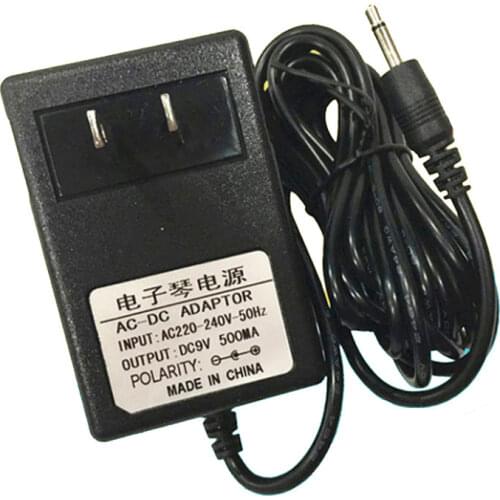 9V Power Adapter For Yongmei YM-500E 2008 558 600 200A 238 Electronic organ charger