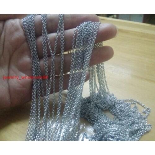 Lot 10meter Fashion tiny 2mm Stainless Steel Smooth Oval Link Chain Jewelry Finding /Marking Chain DIY Jewelry