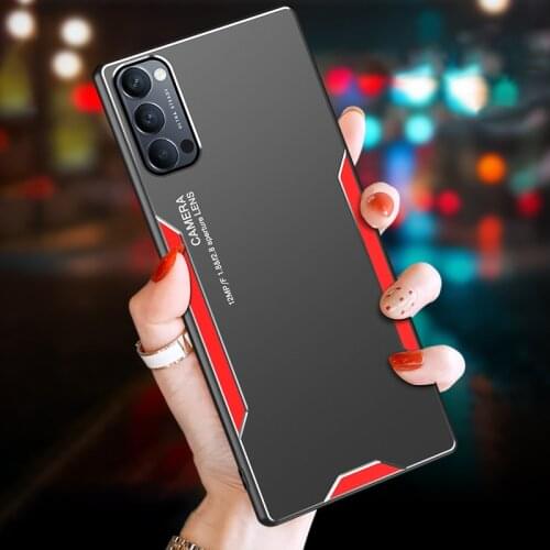 Luxury Metal Phone Case For OPPO Realme 7 5G GT X XT X7 Q2 2 X2 Pro V3 V5 Reno 10X Zoom F11 K7X A3S A5S F1S F5 Cover Case Coque