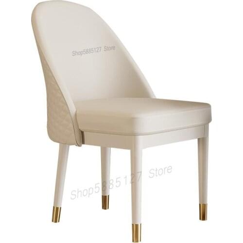 Customized Nordic Light Luxury Dining Chair Simple Modern Ins Backrest Hotel Sales Office To Negotiate Designer Home Dining Chai