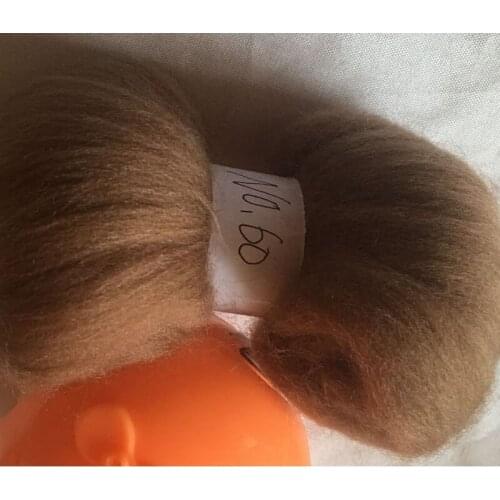 WFPFBEC 70s Australia COMBED 100% WOOL fiber merino diy wool for neddles felting 50g 100g 200g 300g 500g 1000g NO.60