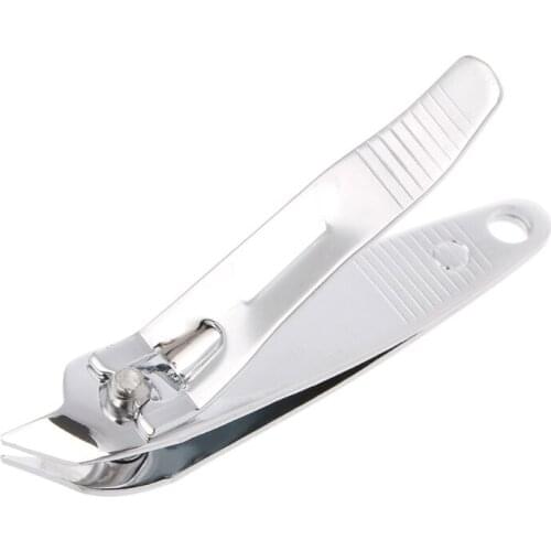Stainless Steel Finger Toe Nail Trimmer Clippers Manicure Oblique Nail Scissors Finger Toe Nail Cutter X7YB