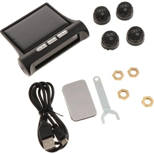 Smart Wireless TPMS Tire Pressure Monitoring System with 4 External Sensors