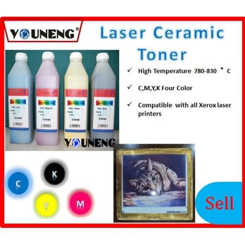 800 degree high temperature color ceramic toner powder Compatible For Ricoh and Xerox model
