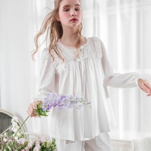 Xiao O smile Women's Long Sleeve Pajamas