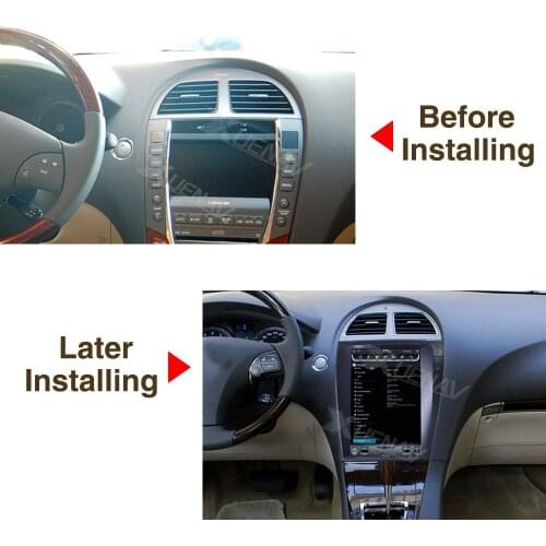 Android Tesla Car GPS Navigation Head Unit For-Lexus ES ES240 ES350 2006-20012 Vertical Screen Car Radio Car Multimedia Player