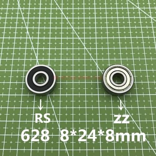 2019 Real New 10pcs/lot 628 628zz 628rs 628-2z 628z 628-2rs Zz Rs Rz 2rz Deep Groove Ball Bearings 8 X 24 8mm Abec-5 8*24*8mm