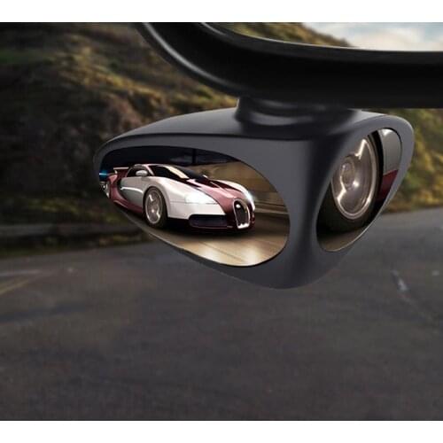 Car rearview mirror blind spot double-sided small round mirror for Skoda Octavia Fabia Rapid Superb Yeti Roomster