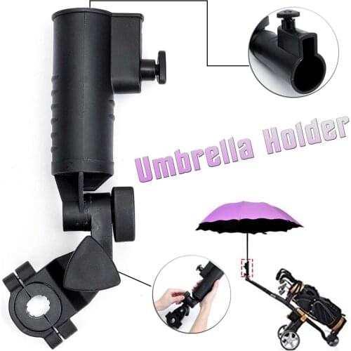 Free Shipping Golf ball game accessories for golfer tolley umbrella holder support Golf Cart Fishing Cycling with 3 Size Clips