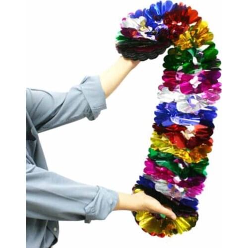 Sequins Flower Waterfall Garland ( Pull flower ) Large Magic Tricks Stage Close Up Magia Appearing Flower Magie Gimmick Props