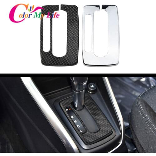 Car Gear Head Panel Decorative Trim Cover Shift Knob Stickers Fit for Ford Ecosport AT LHD 2012 2013 2014 2015 2016 Accessories