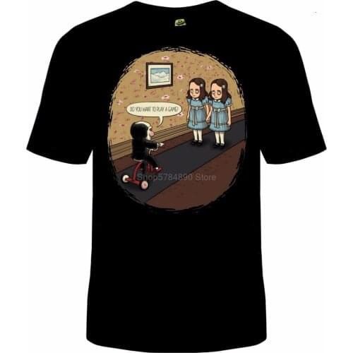 Saw Jigsaw The Shining T-Shirt Unisex Adult Funny Horror Halloween Sizes New T Shirt Summer Tops For Man Cotton Tee Shirts