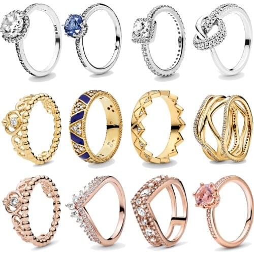 New Arrivals Fashion 925 Sterling Silver Knotted Heart Rings for Women Party Engagement Anniversary Birthday Gift Jewelry