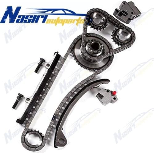 Engine Timing Chain Kit For Nissan 240SX Altima 2.4L I4 DOHC Engine Code KA24DE 1991-1998 Double Row