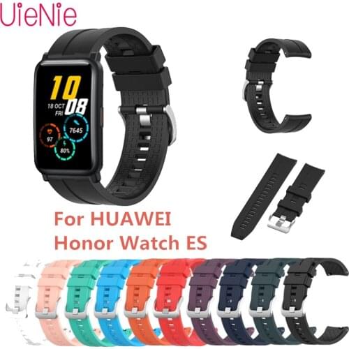 20mm Soft Silicone Bracelet Strap For Haylou LS02/ES/GT2 42mm For Huawei Honor Watch ES Replacement Smart Watch Band Accessory