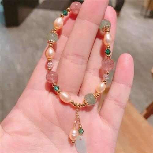 Original Design Natural Fresh Water Pearl Bracelets For Women Handmade Jewelry bransoletki damskie