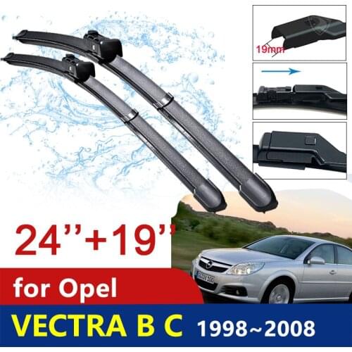 Car Wiper Blades for Vauxhall Opel Vectra B C 1998-2008 Windscreen Windshield Car Accessories 2000 2002 2003 2004 2005 2006 2007