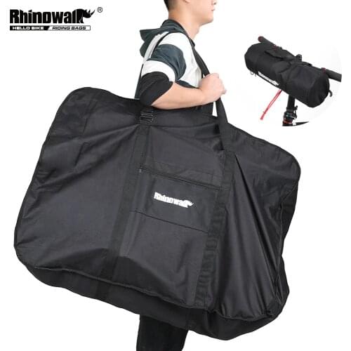 Rhinowalk Folding Bicycle Carry Bag for 26-29 Inch Portable Cycling Bike Transport Case Travel Bycicle Accessories Outdoor Sport