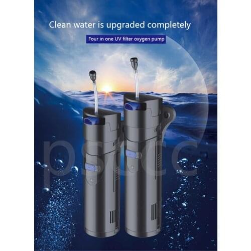 SUNSUN aquarium built-in filter three-in-one fish tank filter multi-function circulation filter pump built-in kill UV lamp